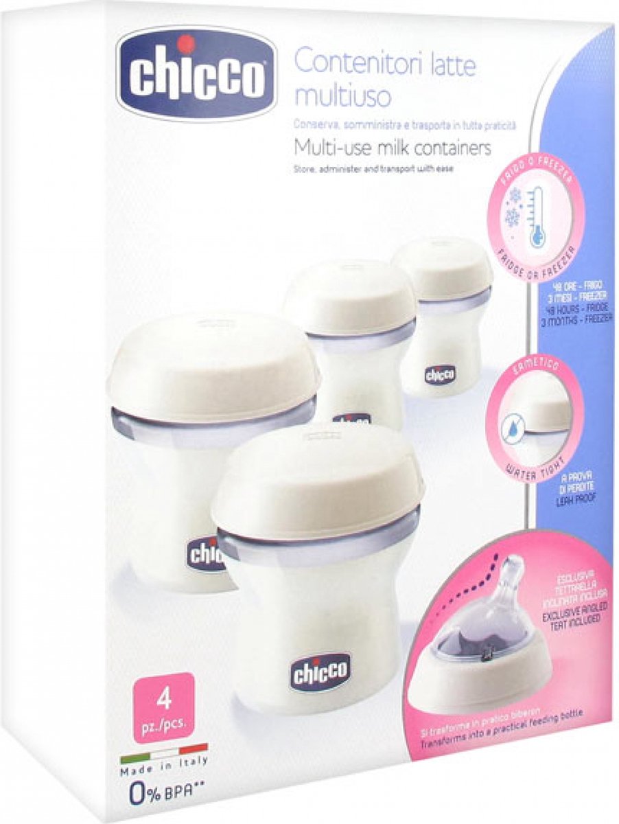 Goedkoopste Chicco Moedermelkhouders Naturalfeeling Transparant 8-delig