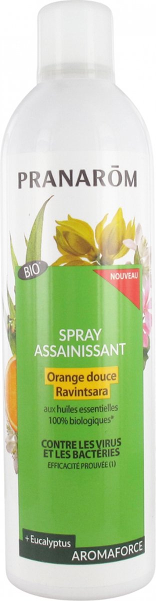 Goedkoopste Pranarôm Aromaforce Spray Assainissant Orange Douce Ravintsara Bio 400 ml