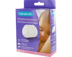 Lansinoh Borstcompressen - Wasbaar - 4 - 4 stuks