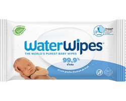 WaterWipes - Billendoekjes - Gevoelige huid - 1 x 60 stuks - Plasticvrij