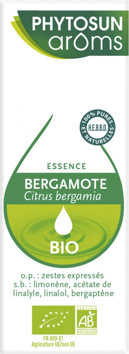 Phytosun Arôms Bergamot Essence Organic 10 ml
