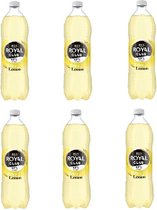 Royal Club Bitter citron 0% sucre 1 litre par bouteille pet, rétractable 6 bouteilles
