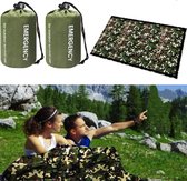 Noodslaapzakken om te overleven - Emergency Bivy Bag voor winter Survival Kit - Survival Bag - 2 Persoons slaapzak