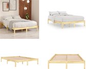 vidaXL Bedframe massief hout 180x200 cm 6FT Super King - Bedframe - Bedframe - Bed Frame - Bed Frames