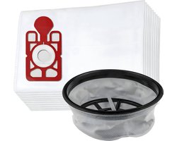 10x Stofzuigerzak en 1x filter set geschikt voor 12" Numatic Henry en Hetty / James - PPR240 - Model NVM-1CH 604015