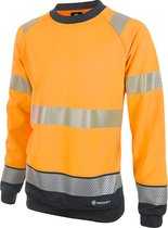 Beeswift HiVis Sweatshirt - Oranje/Zwart - Maat XXL