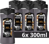 AXE Fine Fragrance Collection Premium Douchegel - Black Vanilla - bodywash met de luxe parfumgeur van sinaasappel en sandelhout - 6 x 300 ml