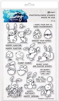 Ranger SH Clearstamps 6 x 9 easter bunnies HUR85577 Simon Hurley (02-24)