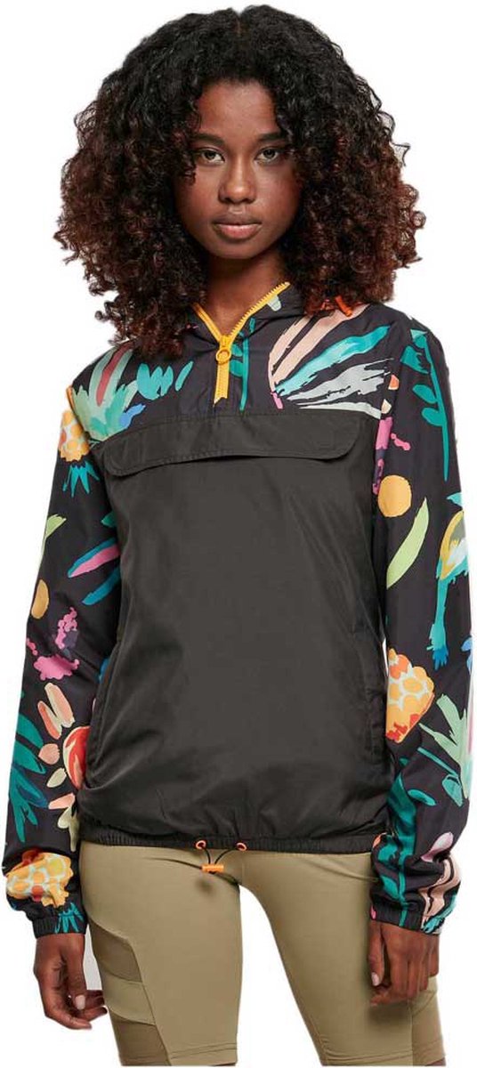 Urban Classics Mixed Pullover Jas S Zwart
