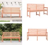 vidaXL Tuinbank 159-5x48x91-5 cm massief douglashout - Tuinbank - Tuinbanken - Parkbank - Tuinzetel