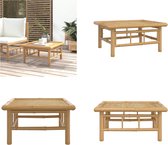 vidaXL Table de jardin 65x55x30 cm Bambou - Table de jardin - Tables de jardin - Table de jardin en Bamboe - Table
