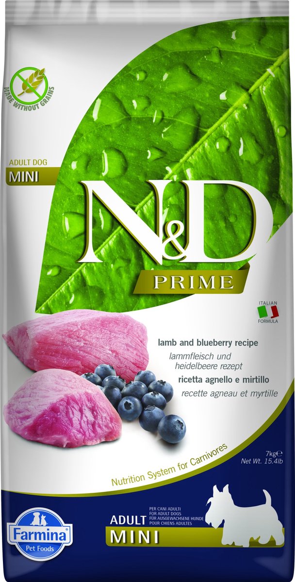 farmina N&D Prime hondenvoeding Lam small breed 7 kg