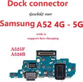 Samsung Galaxy A52 4G-5G oplaad connector