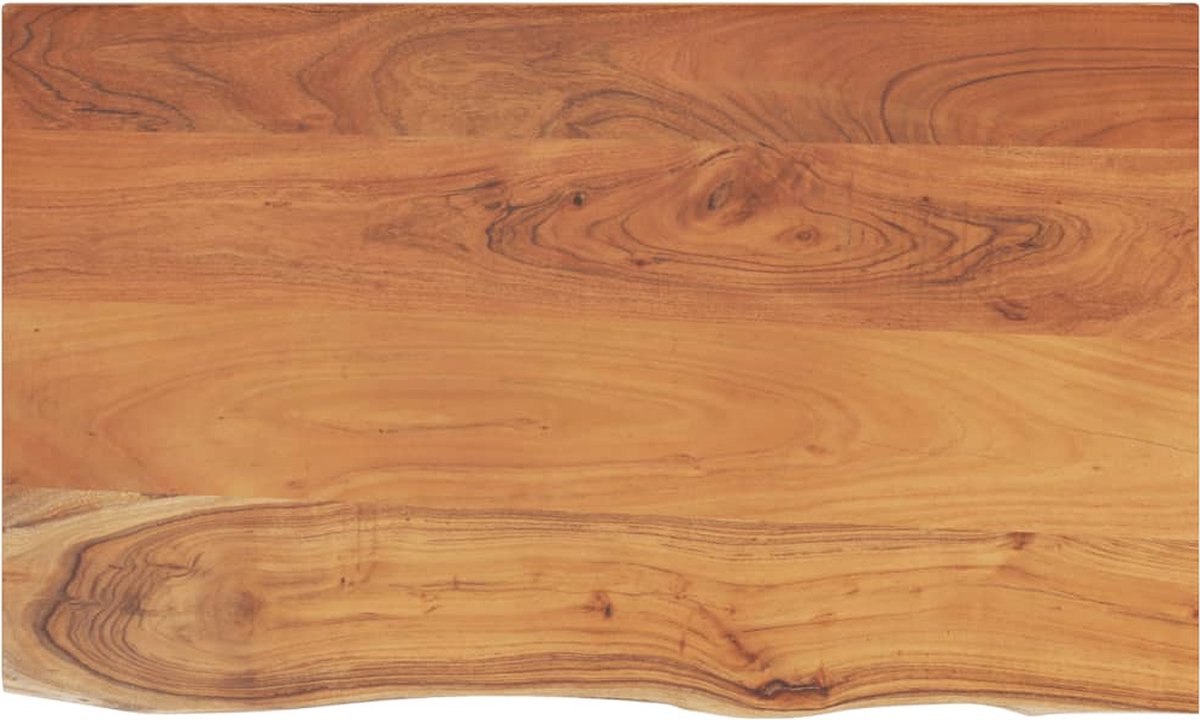 vidaXL - Wastafelblad - rechthoekig - 90x60x3,8 - massief - acaciahout