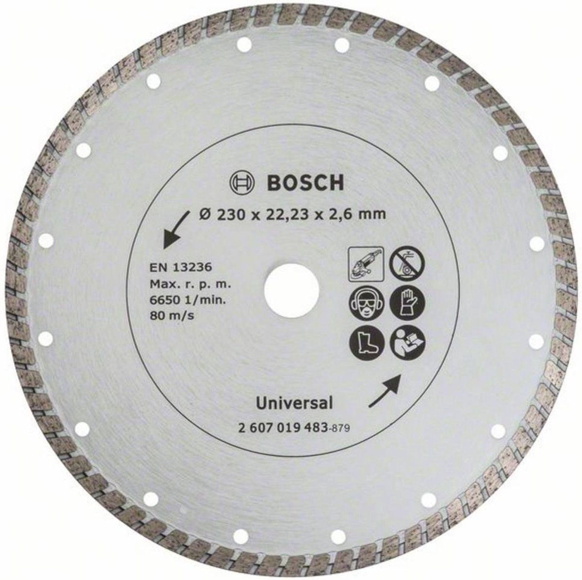 Bosch Diamantschijf 230mm - turbo