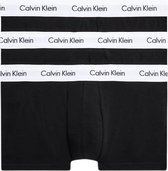 Calvin Klein Trunk Boxers en coton extensible pour hommes - Lot de 3 - Noir - Taille M