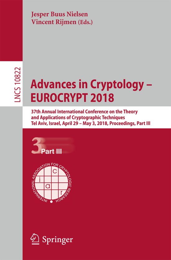 Lecture Notes in Computer Science10822- Advances in Cryptolo ... - cover