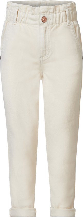 Noppies Girls Pants Effingham relaxed fit Meisjes Broek - Whitecap Gray - Maat 92