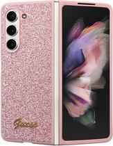 Guess Glitter Back Case - Geschikt voor Samsung Galaxy Z Fold 5 (F946) - Roze