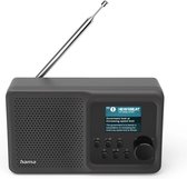 Hama Digitale Radio - DAB+ - FM/Bluetooth - USB-A - Met accuvoeding - Zwart
