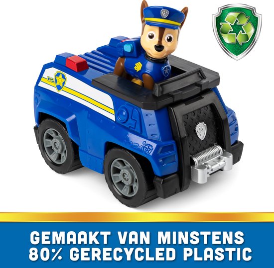 PAW Patrol - Chase's Patrol Cruiser - speelgoedauto met speelfiguur