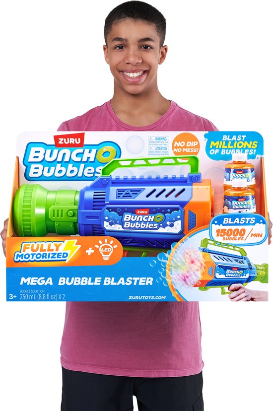 Bunch O Bubbels Mega Bubble Blaster - Met lichteffecten - 15.000 bellen ...