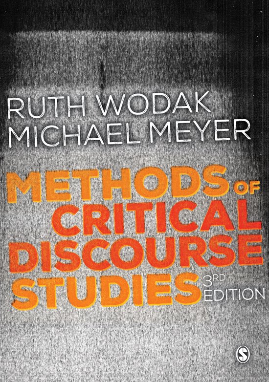 Methods of Critical Discourse Studies | 9781446282410 | Wodak | Boeken ...