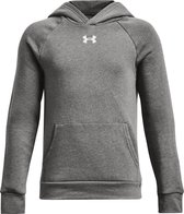 Under Armour UA Rival Fleece Hoodie Jongens Sporttrui - Grijs - Maat YLG