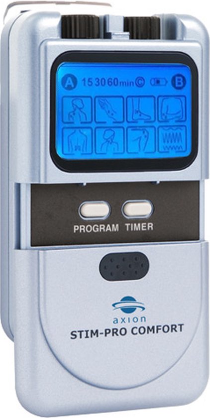 axion STIM-PRO Comfort TENS-apparaat (2 kanalen, voorgeprogrammeerd)