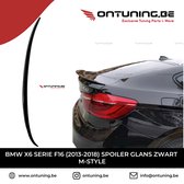 BMW X6 Serie F16 (2013-2018) Spoiler Glans Zwart M-Style