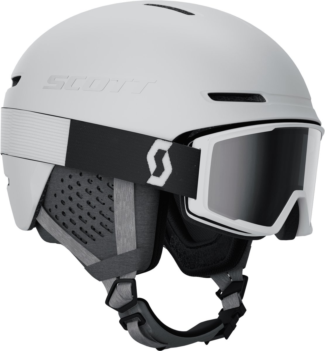 Scott Track+factor Helm Wit L