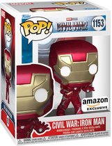 Funko Pop! Marvel: Captain America 3: Civil War - Iron Man US Exclusive Build-A-Scene