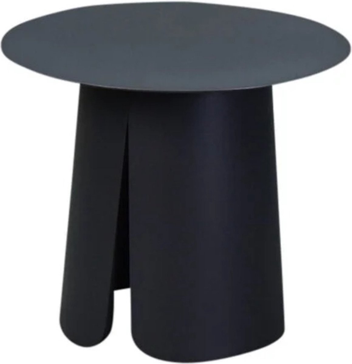 Barolo bijzettafel 45cm rond H39cm aluminium antraciet