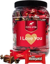 Best of Côte d'Or mix "I Love You" - chocolademix met Mini Bouchée, Nougatti Mini & Chokotoff - 600g