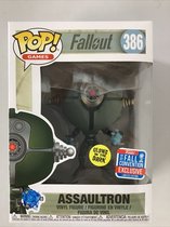 Funko Pop! Games: Fallout - Assaultron Invader #386 Glows in the Dark NYCC18 Exclusive Vaulted