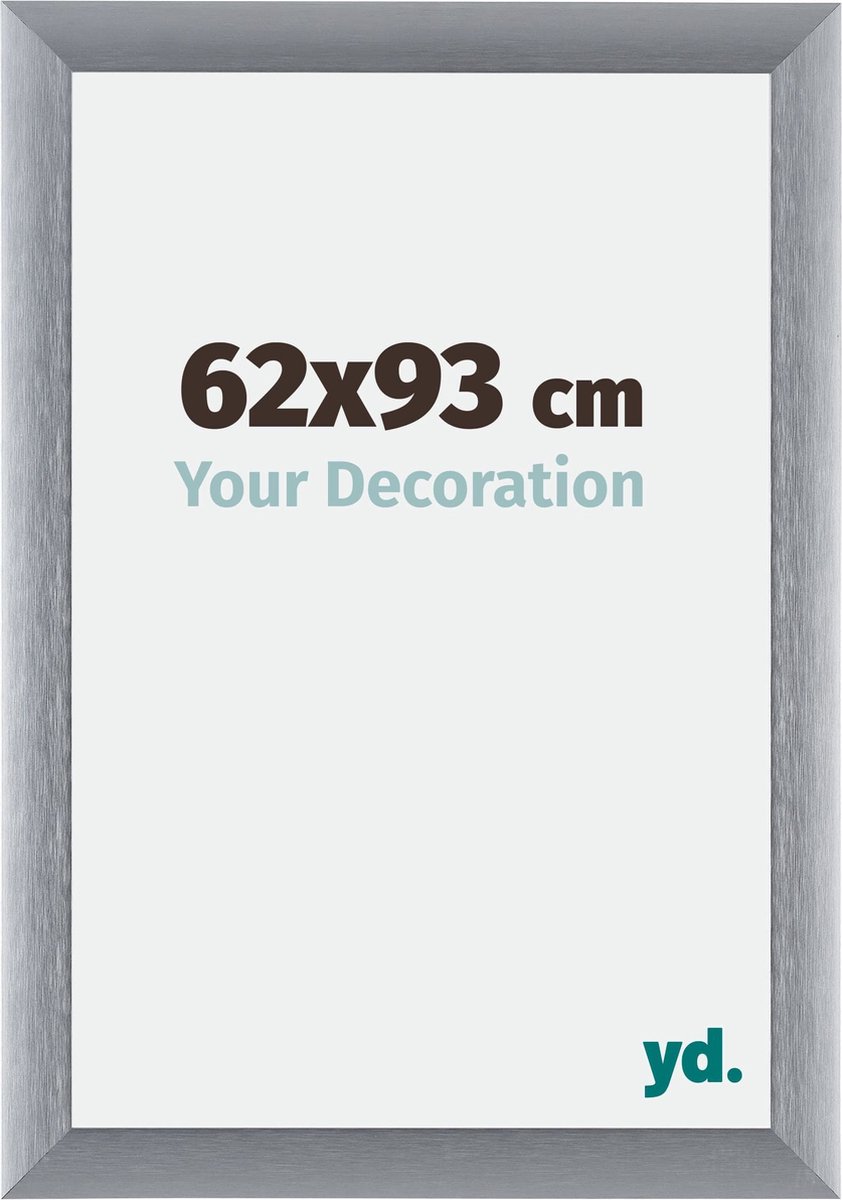 yd. Your Decoration - Fotolijst 62x93 cm - Aluminium - Zilver Geborsteld - Tucson
