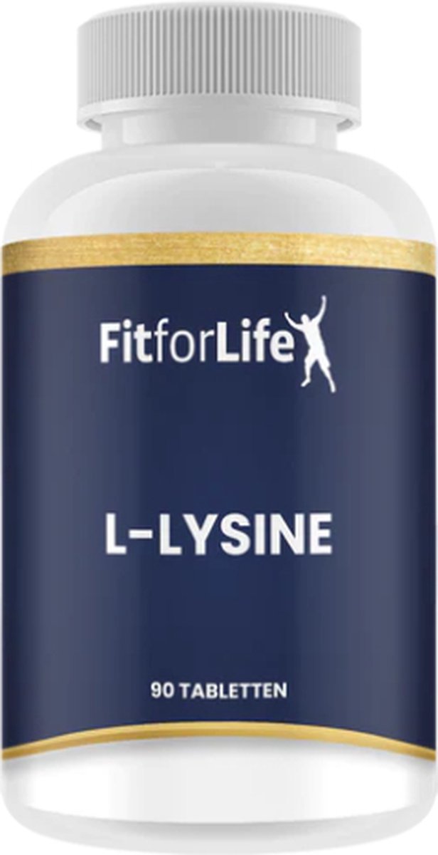 Goedkoopste Fit for Life L-Lysine - Aminozuur - Verrijkt met zink - Vegetarisch en veganistisch - Geschikt voor zwangerschap - 90 tabletten - 1000 mg per tablet