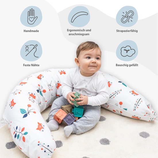 Borstvoedingskussen,Zwangerschapskussen / zijslaapkussen, Katoen -pregnancy pillow, Comfortabel voedingskussen van $ — afbeelding 4