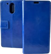 Portemonnee Book Case Hoesje Geschikt voor: Motorola Moto G4 / G4 Plus - Blauw