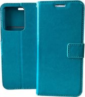Portemonnee Book Case Hoesje Geschikt voor: Motorola Moto Edge 40 - Turquoise