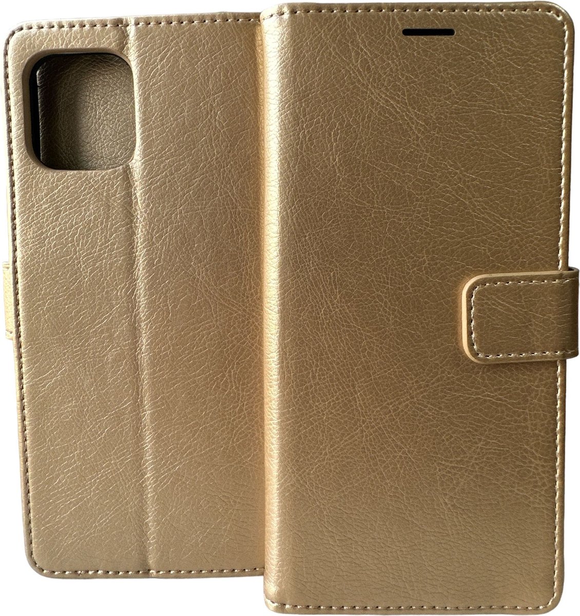 Portemonnee Book Case Hoesje Geschikt voor: Oppo Reno 4 Z 5G - goud
