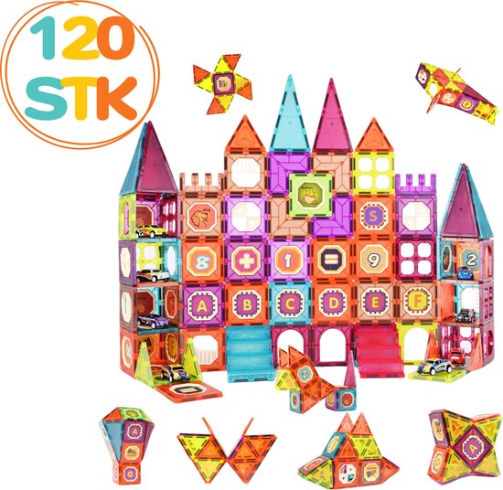 Vergelijk Prijzen Van 78 Stuks Magnetisch Speelgoed - Magna Tiles Extra Groot