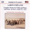 Copland: Works For Violin