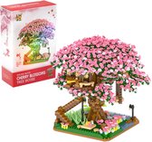 Bouwstenen - Kit de construction - Bloem - Créatif - Fleur de cerisier - 2138 pièces - Jouets - Enfants - Adultes
