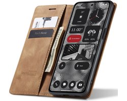 Hoesje geschikt voor Nothing Phone 2 - Book Case Leer Slimline Bruin
