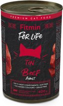 Fitmin For Life Cat Tin Rundvlees 6 x 400g