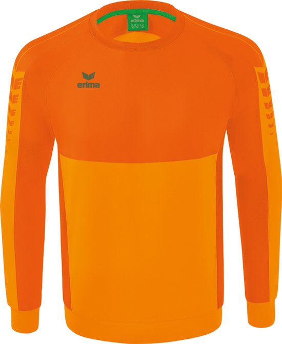 Erima Six Wings Sweatshirt Kinderen - New Orange / Oranje | Maat: 152