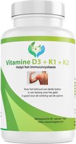 Biologisch/ Halal Vitamine D3, k1 & k2 - Supplement - Vegetarisch - Vitamine D volwassenen
