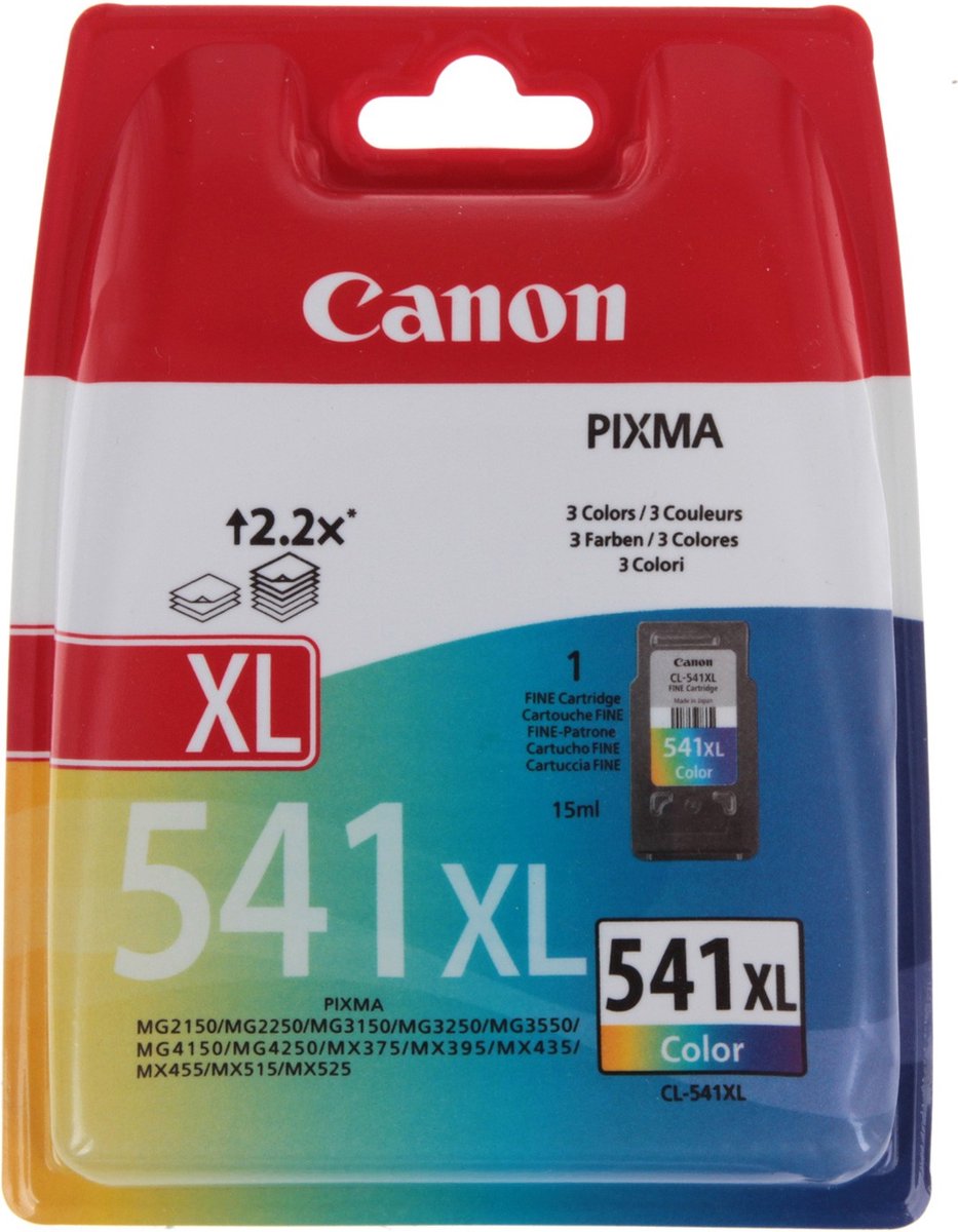 Canon CL-541 XL cartouche d'encre 1 pièce(s) Original Rendement élevé (XL)  Cyan