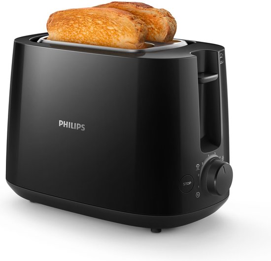 Foto: Philips daily hd2581 90 broodrooster zwart